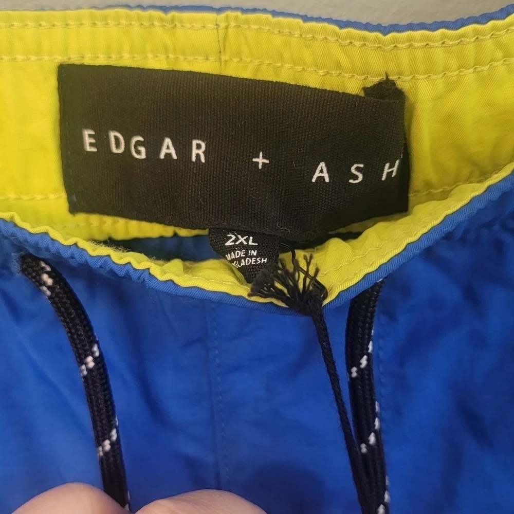 Edgar+Ash Mens Blue Swimming Trunks Brand‎ New Size XXL